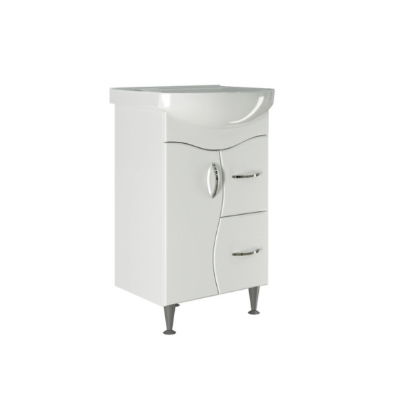 Тумба для ванной MIXLINE "КЛАССИК-50" под рак.Уют-50 (арт.506464) (ROSA) (ПВХ) (557792)