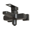 Смеситель для ванны 35k MIXLINE ML34-01 "Solo Black" (553195)