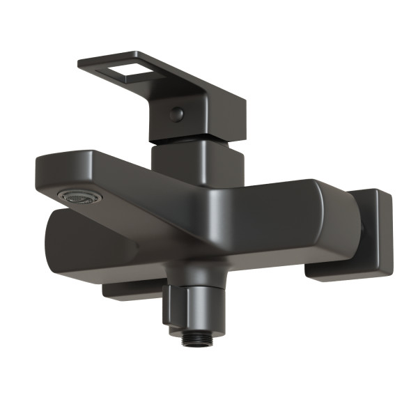 Смеситель для ванны 35k MIXLINE ML34-01 "Solo Black" (553195)