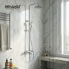 Душевая система с термостатическим смесителем цвет хром BRAVAT (F6812943CP-A-SW)