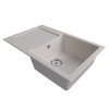 Мойка MIXLINE ML-GM31 с крылом белая (331) 770*500*190мм NEW (552193)