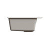 Мойкa MIXLINE МЛ-ГМУ02 (ML-GMU02) УЛЬТРА прямоугольная, серый камень, 425*485 мм (глуб. чаши 175) (556715)