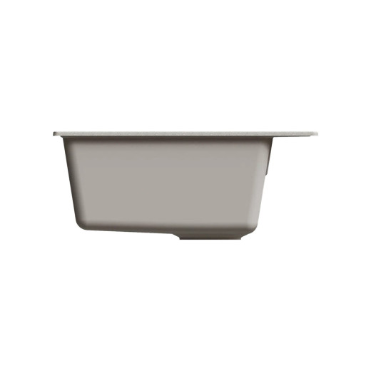 Мойкa MIXLINE МЛ-ГМУ02 (ML-GMU02) УЛЬТРА прямоугольная, серый камень, 425*485 мм (глуб. чаши 175) (556715)