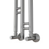 Полотенцесушитель MIXLINE водяной STAR 2 150/15 (1/2" ВР,вентиль угловой 3/4"х1/2" вн/нар) (556255)