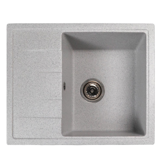 Мойка MIXLINE МЛ-ГМС103 (ML-GMS103) СТАНДАРТ с крылом, серый (310), 570*460*190мм (558120)