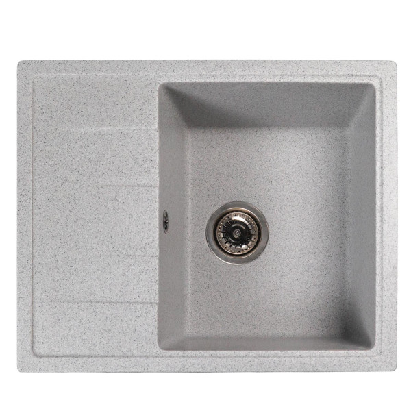 Мойка MIXLINE МЛ-ГМС103 (ML-GMS103) СТАНДАРТ с крылом, серый (310), 570*460*190мм (558120)