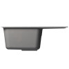 Мойка MIXLINE ML-GM26 С КРЫЛОМ, ТЕМНО-СЕРАЯ (309), 580*470*190ММ (552078)