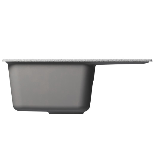 Мойка MIXLINE ML-GM26 С КРЫЛОМ, ТЕМНО-СЕРАЯ (309), 580*470*190ММ (552078)