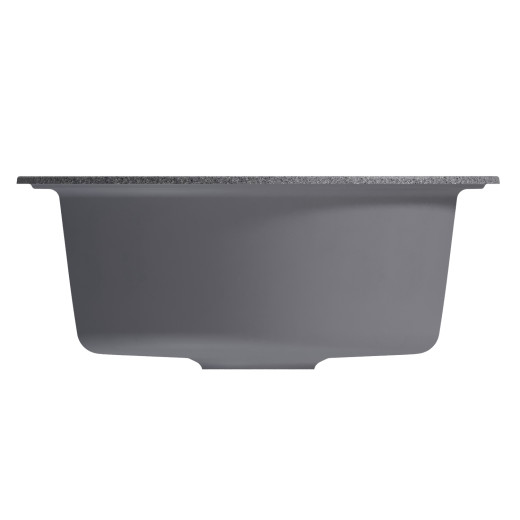 Мойкa MIXLINE ML-GM11 круглая, темно-серая (309), 500мм (глуб. чаши 180) (551822)