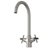 Смеситель для кухни MIXLINE ML37-032 "Cross" 1/2 кер. высокий излив (553894)