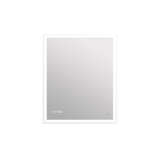 Зеркало Cersanit  LED 080 design pro 70x85 с подсветкой часы с антизапотеванием прямоугольное (KN-LU