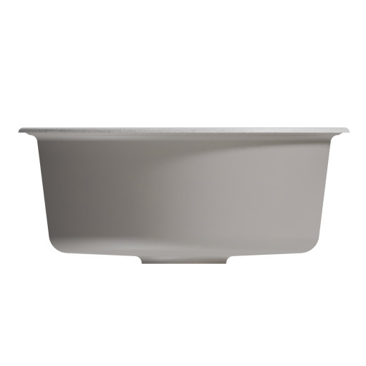Мойкa MIXLINE ML-GM09 круглая, серая 510 мм глуб. чаши 190 (551799)