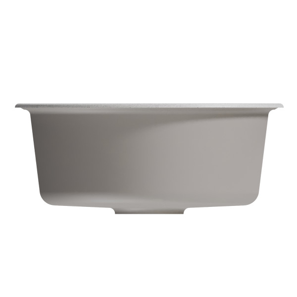 Мойкa MIXLINE ML-GM09 круглая, серая 510 мм глуб. чаши 190 (551799)
