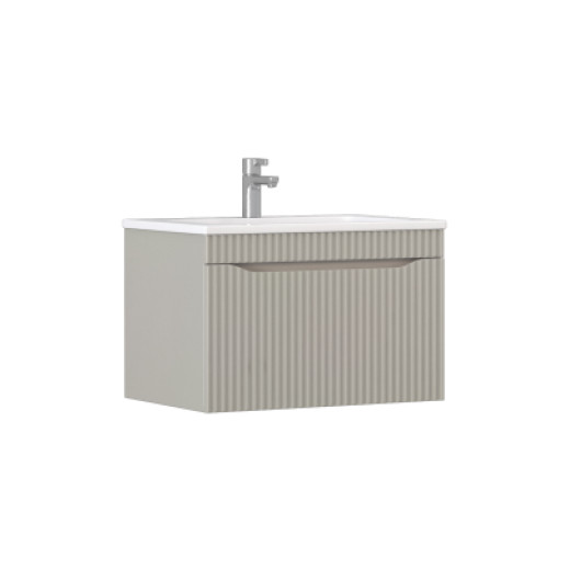 Тумба навесная Velvex Alba 700-0-1 тирамису под раковину 4627173210782 (Madera Modul) (309 тирамису)