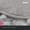 Коврик для ванной комнаты, 55 см, микрофибра, серый IDDIS (DTR01P5i12)