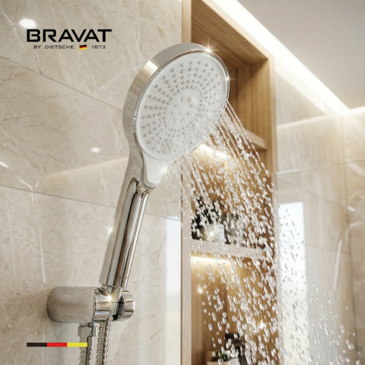 Лейка для душа цвет хром BRAVAT (D2143CP-SW)