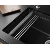 Кухонная мойка GRANULA KITCHEN SPACE RINZER кварц (5505RU, ШВАРЦ)