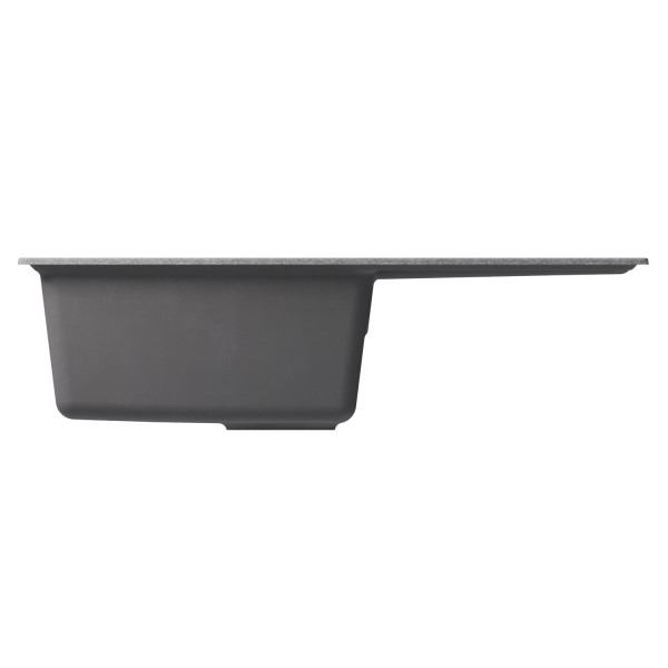 Мойка MIXLINE ML-GM31 с крылом графит (342) 770*500*190мм NEW (552195)