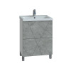 Тумба VIGO Geometry 600-0-2 бетон под раковину 4640021060773 (Фостер) (tn.bsf.GEO.FOS.60.2Y бетон)