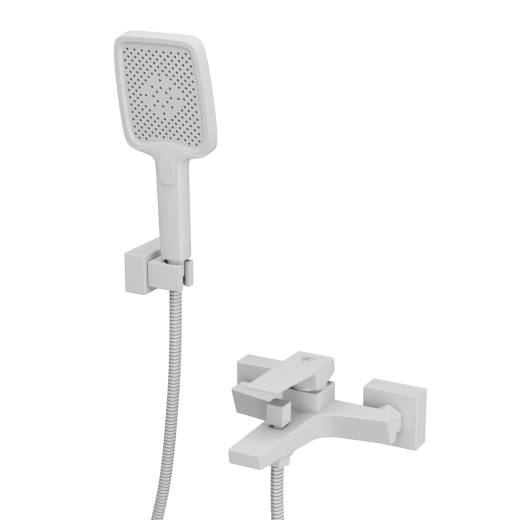 Смеситель для ванны с коротким изливом RUSH Тира (Thira) (TR3635-44White)