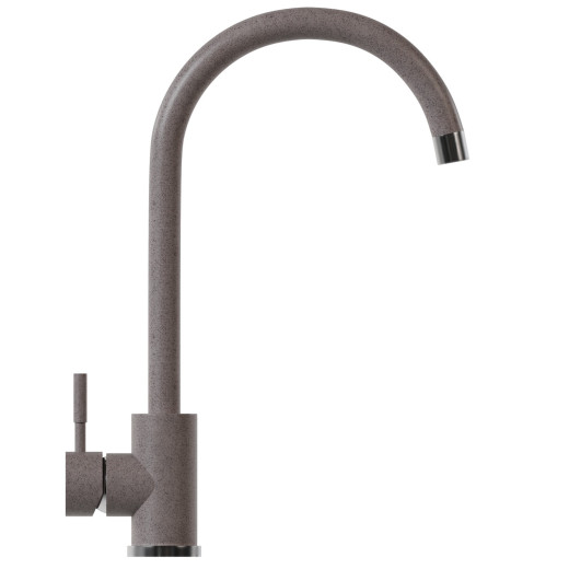 Смеситель для кухни MIXLINE ML-GS15 35к (302) песочный высок. излив (550687)