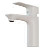 Смеситель для раковины 40k MIXLINE МЛ15-04 (ML15-04W) б/отв п/гайку (без подводки) БЕЛЫЙ (556656)