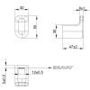 Крючок для ванной комнаты BRAVAT (D71130CP-SW)