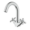 Смеситель DECOROOM DR53 для умывальника с поворотным изливом (DR53011)