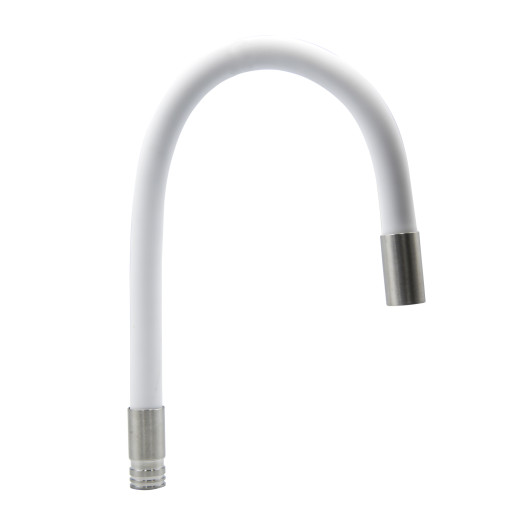 Излив для смесителя кухня MIXLINE гибкий белый (для смесителей MIXLINE MLSS-0325) (551304)