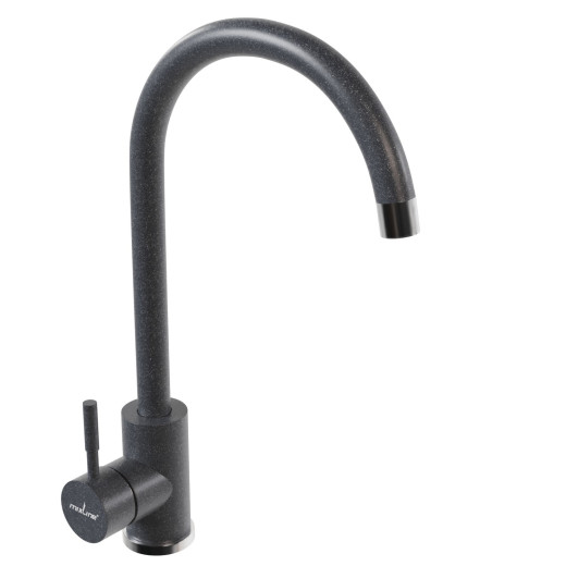Смеситель для кухни MIXLINE ML-GS15 35к (309) темно-серый высок. излив (550690)