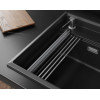 Кухонная мойка GRANULA KITCHEN SPACE RINZER кварц (5807R, ШВАРЦ)