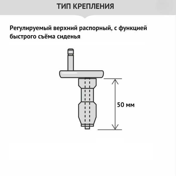 Сиденье для унитаза WAVE ДЖЦР-5дмл (W-JCR-5dml) дюр/лифт/съем БЕЛЫЙ (Pro,Form,S50,Zentrum,Logic)19 (557382)