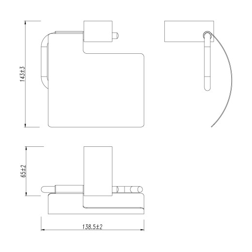 Держатель для туалетной бумаги Lemark SMOOTH LINE с крышкой, хром (9721010)