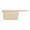 Мойка MIXLINE МЛ-ГМС103 (ML-GMS103) СТАНДАРТ с крылом, бежевый (328), 570*460*190мм (558118)