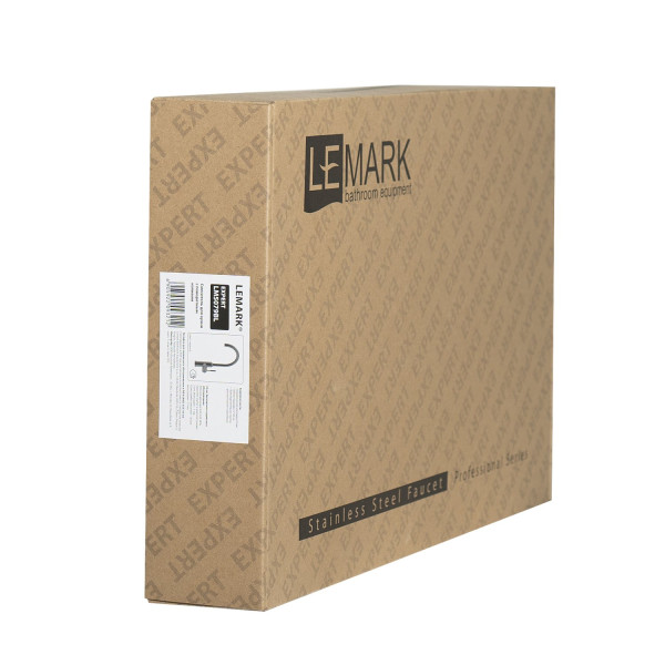 Смеситель Lemark Expert для кухни с поворотным изливом (LM5079BL)