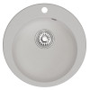 Мойкa MIXLINE ML-GM13 круглая ультра-белая (341) 495мм (глуб. чаши 200) NEW (551895)