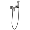 Смеситель BELZ с гигиенической лейкой оружейная сталь (B55806-3)