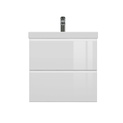 Тумба подвесная Cersanit MODUO 60 узкая белый под раковину S-UM-MOD60SL/1 и 69809 (MODUO SLIM 60) (64125)
