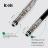 Гибкая подводка IDDIS Optima Home F1/2xM10S, F1/2xM10L, SS304, латунь, 0,6 м, комплект 2 шт (926CBS06ZP)