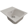 Мойка MIXLINE ML-GM18 с крылом ультра-белая (341) 640*490*190мм NEW (551975)