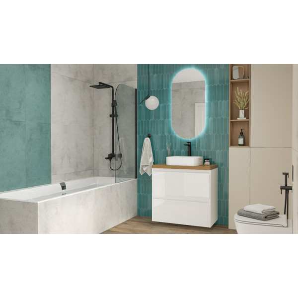 Столешница Velvex Klaufs 800 без отверстий, Invisible Line (st.KLA.80 дуб французский)