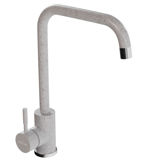 Смеситель для кухни MIXLINE ML-GS12 35к (328) бежевый высок. излив (550658)