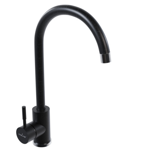 Смеситель для кухни MIXLINE ML-GS15 35к (343) антрацит высок. излив (550696)