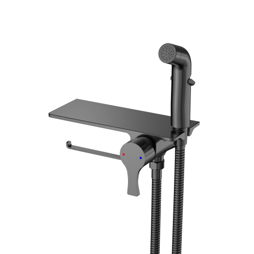 Смеситель Haiba  гигиенический цвет: оружейная сталь (HB5522-3)