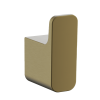 Крючок BELZ брашированное золото (B90805-1)