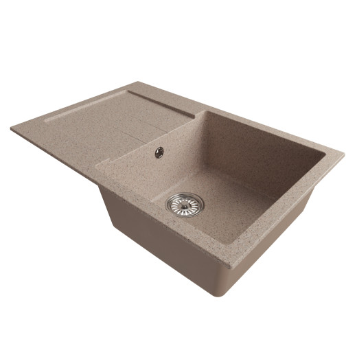 Мойка MIXLINE ML-GM31 с крылом  песочная (302) 770*500*190мм NEW (552187)
