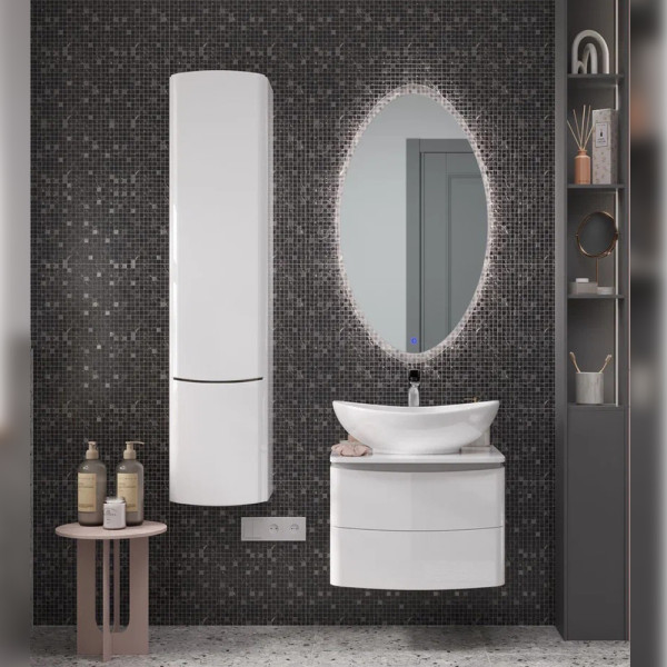 Шкаф Velvex Luna 350 навесной белый (pp.LUN.35)