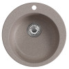 Мойкa MIXLINE ML-GM13 круглая песочная (302) 495мм (глуб. чаши 200) NEW (551888)