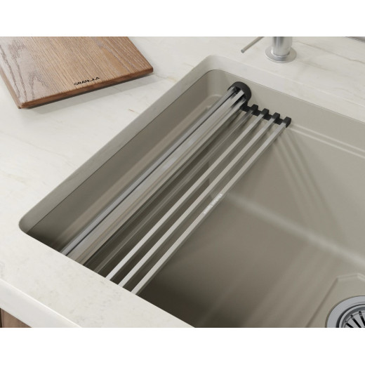 Кухонная мойка GRANULA KITCHEN SPACE RINZER кварц (5505RU, КРЕМАН)
