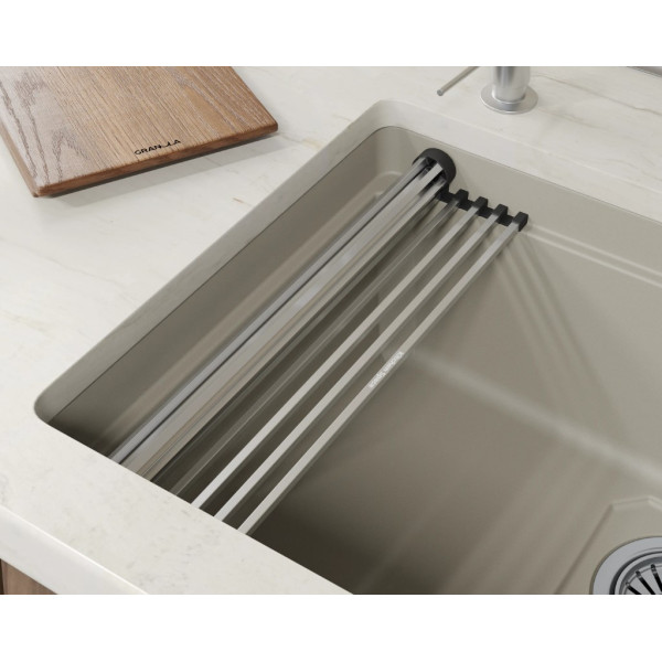 Кухонная мойка GRANULA KITCHEN SPACE RINZER кварц (5505RU, КРЕМАН)